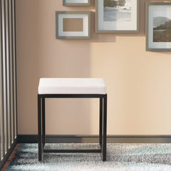 Sitzhocker Barci B Kunstleder - wei�