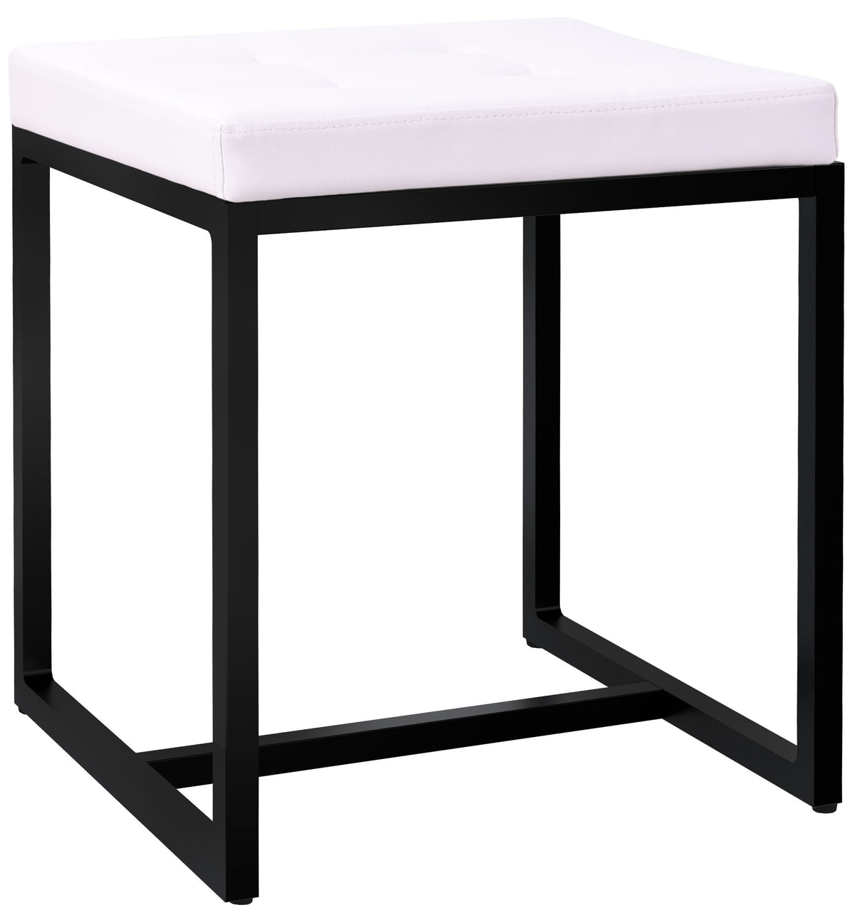 Sitzhocker Barci B Kunstleder - wei�