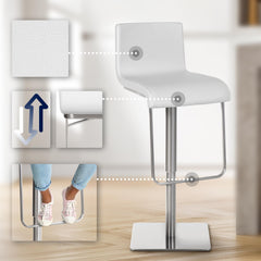 Barhocker Limon E - weiß - InfinityMarket