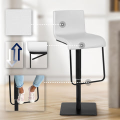 Barhocker Limon B - weiß - InfinityMarket
