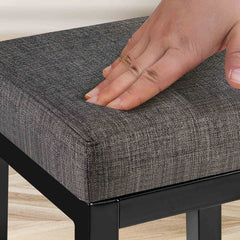 Barhocker Taylor B85 Stoff - grau