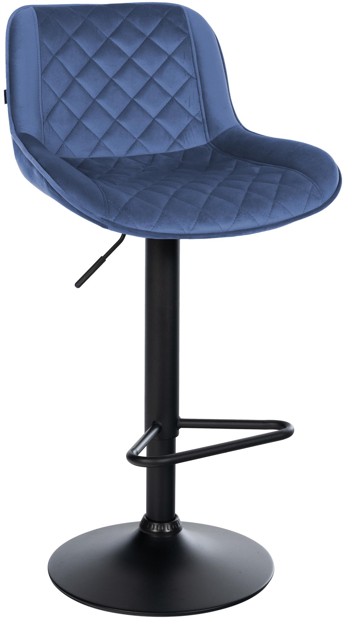 Barhocker Kasson Samt - blau
