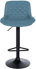 Barhocker Kasson Stoff - blau