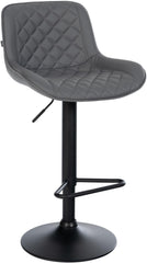 Barhocker Kasson Kunstleder - grau