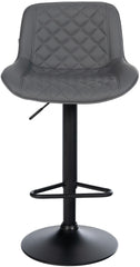 Barhocker Kasson Kunstleder - grau