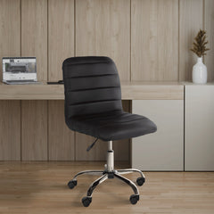 Arbeitshocker Redding Kunstleder - braun