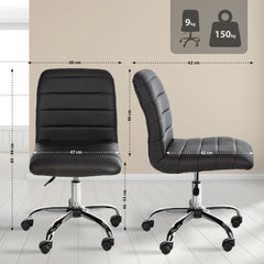Arbeitshocker Redding Kunstleder - braun