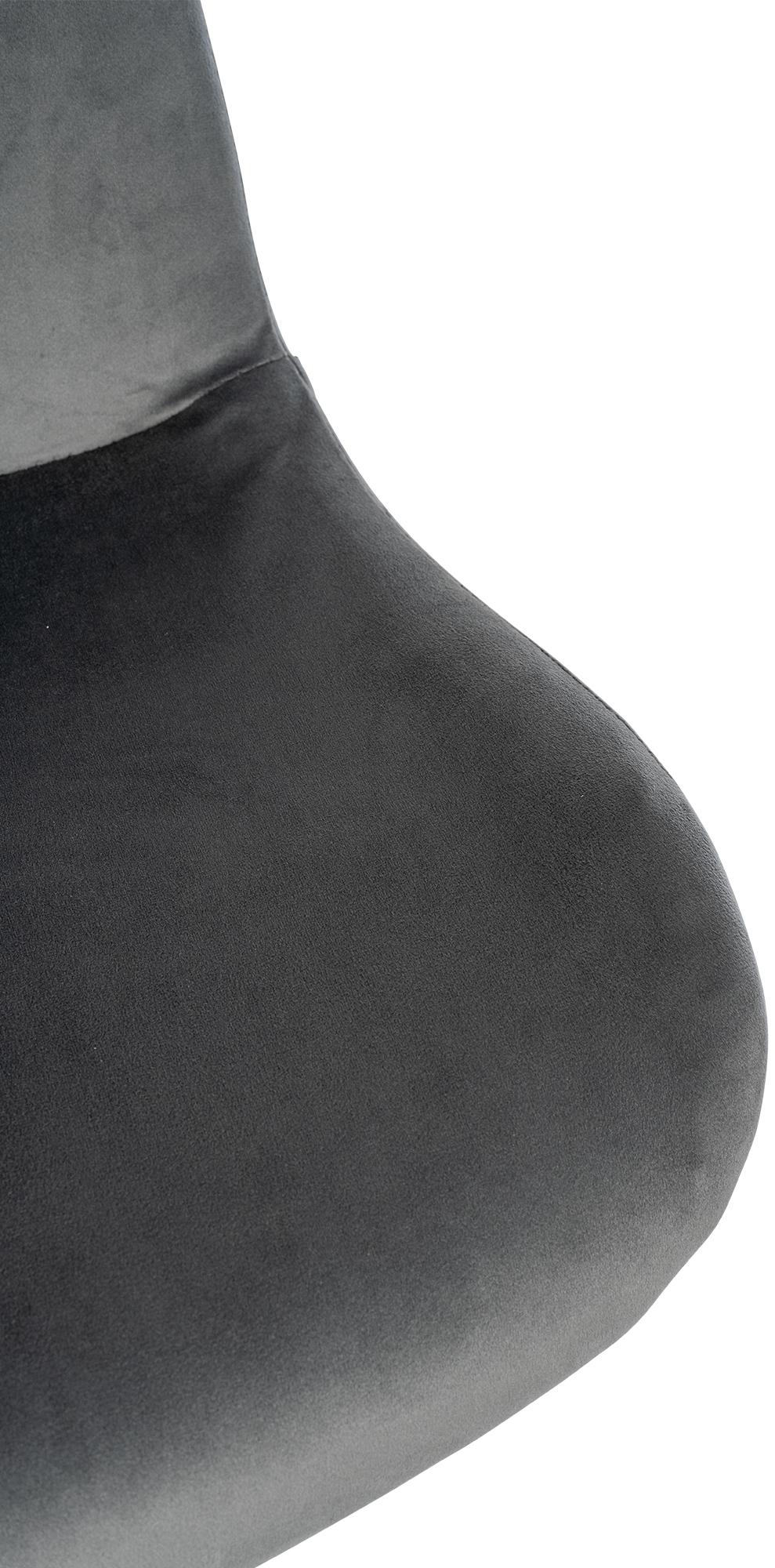 Set di 2 sgabelli bar Solon in velluto nero, design moderno e comodo, con schienale per un supporto ottimale.