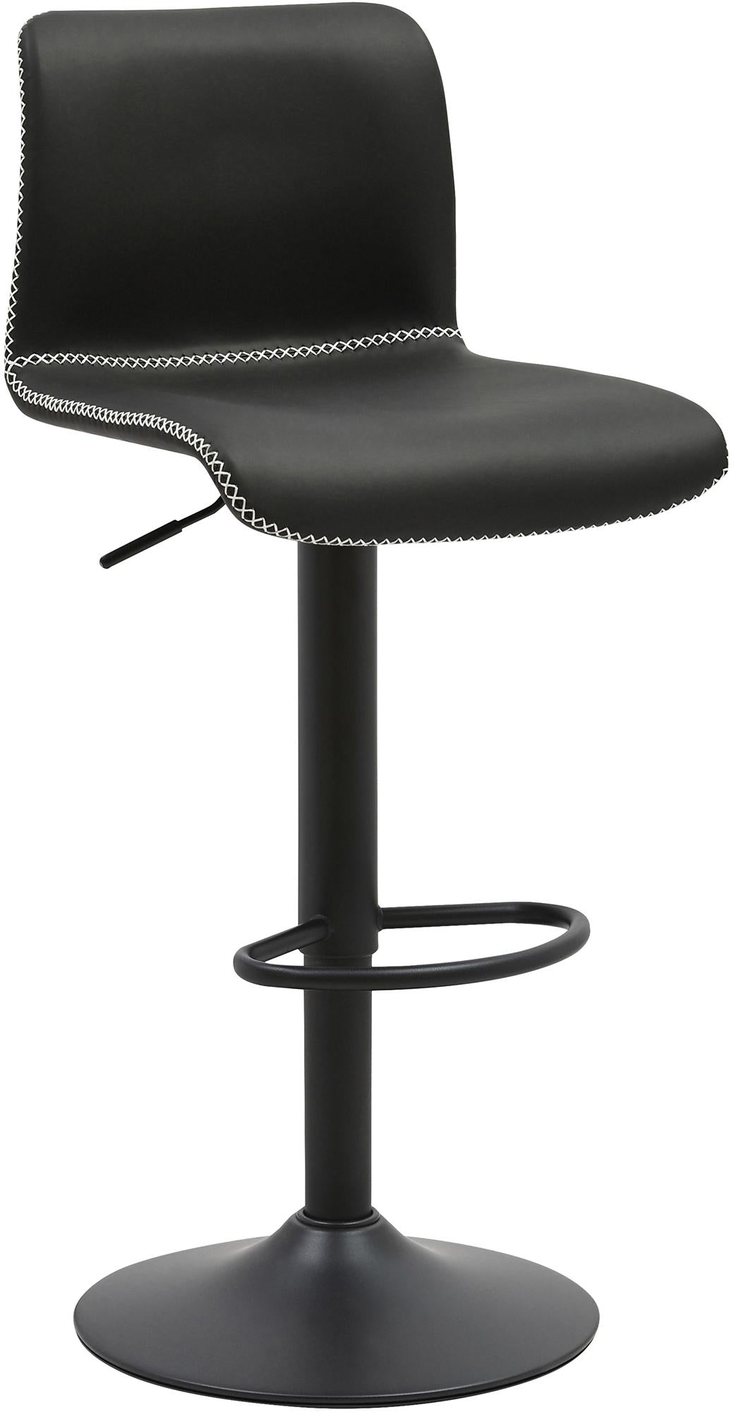 Barhocker Henchy Kunstleder - schwarz