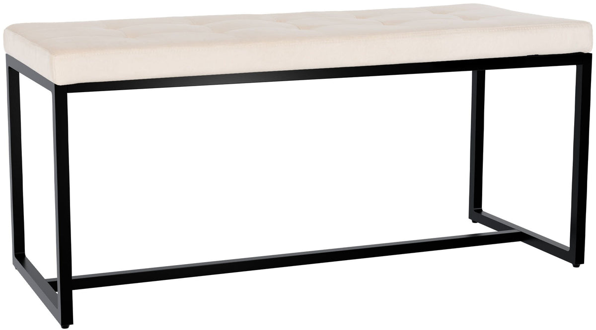 Sitzbank Barci B Samt - creme