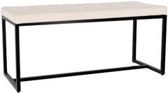 Sitzbank Barci B Samt - creme