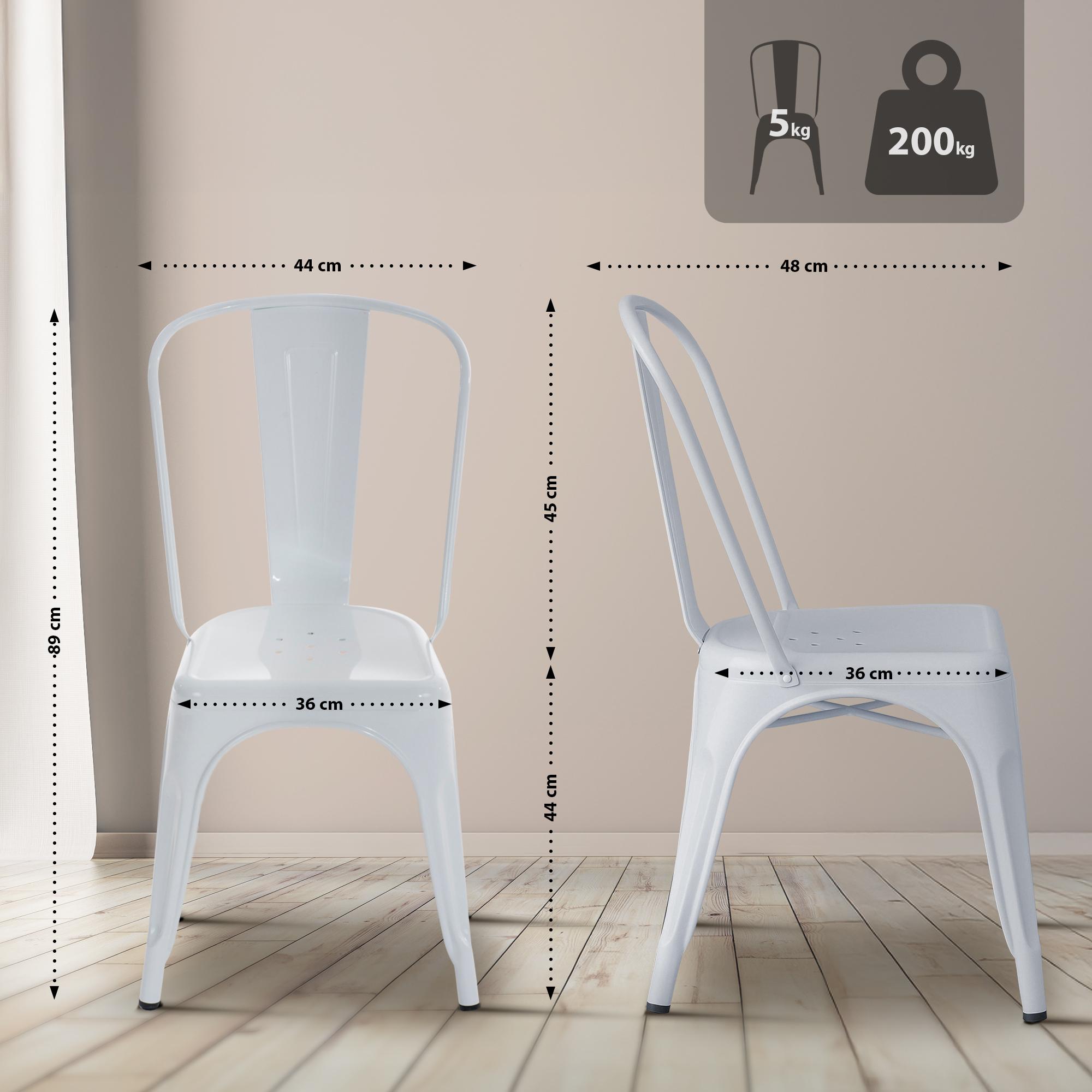 Stuhl Benedikt - weiß - InfinityMarket