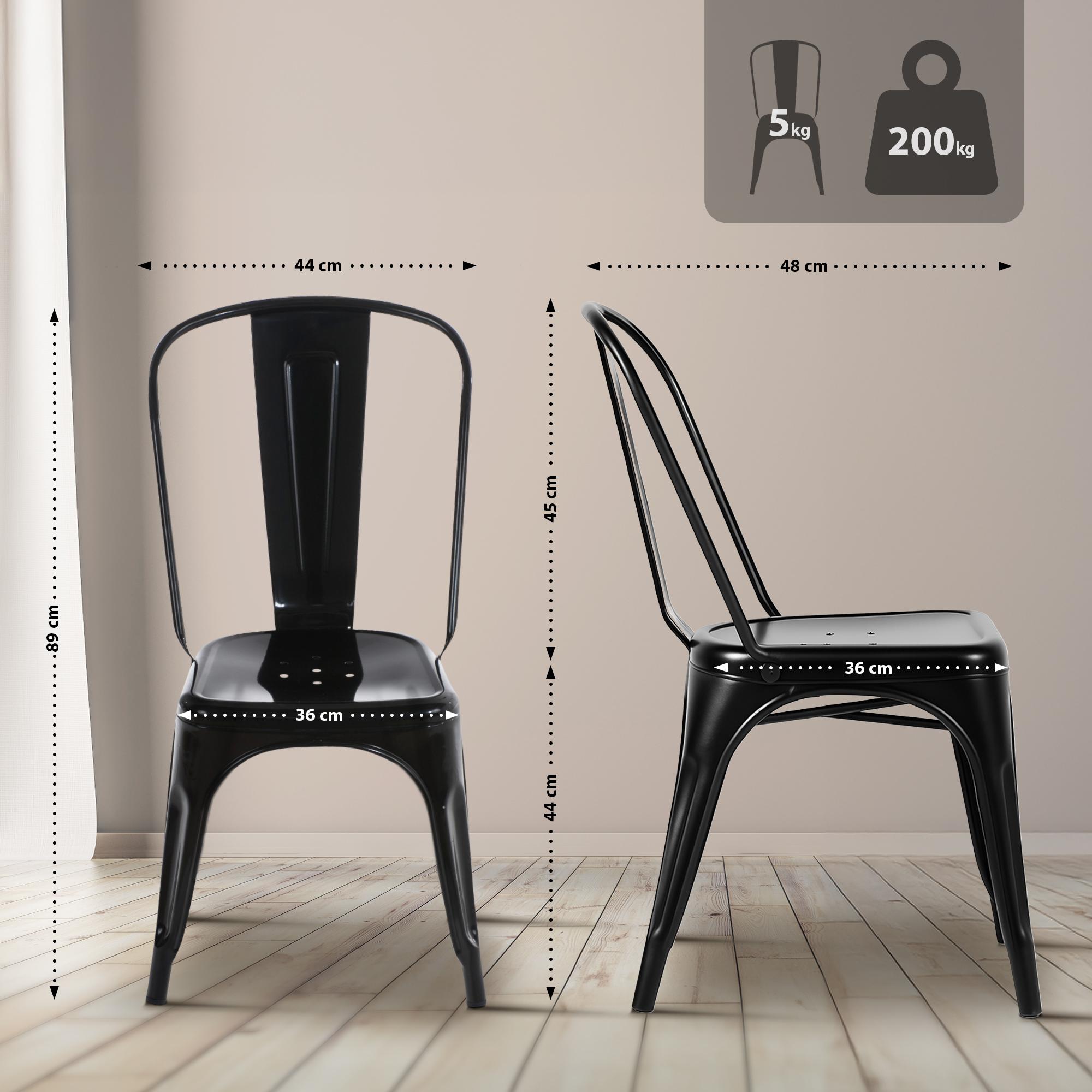 Stuhl Benedikt - schwarz - InfinityMarket