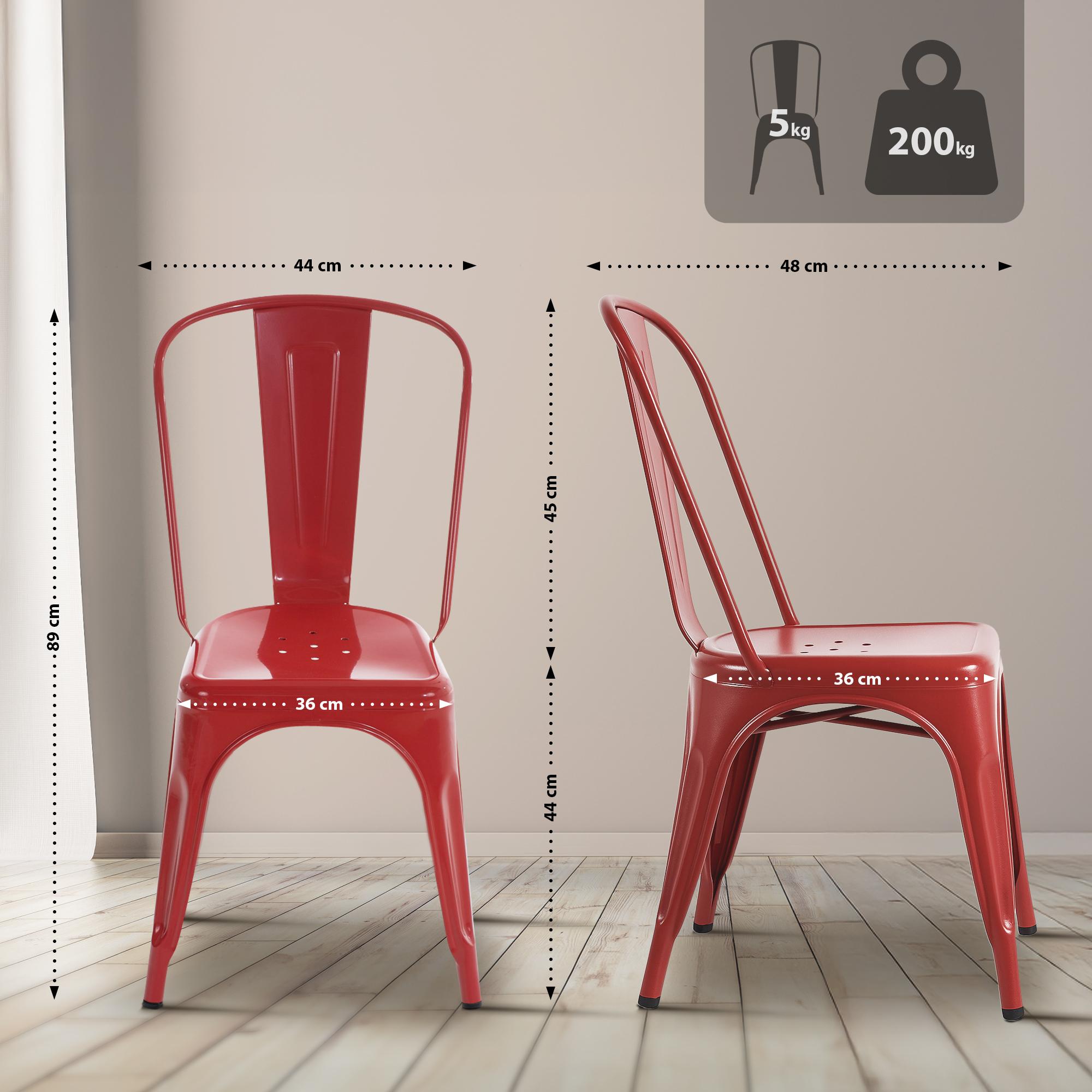 Stuhl Benedikt - rot - InfinityMarket