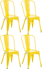 4er Set Stuhl Benedikt - gelb