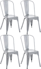 4er Set Stuhl Benedikt - silber