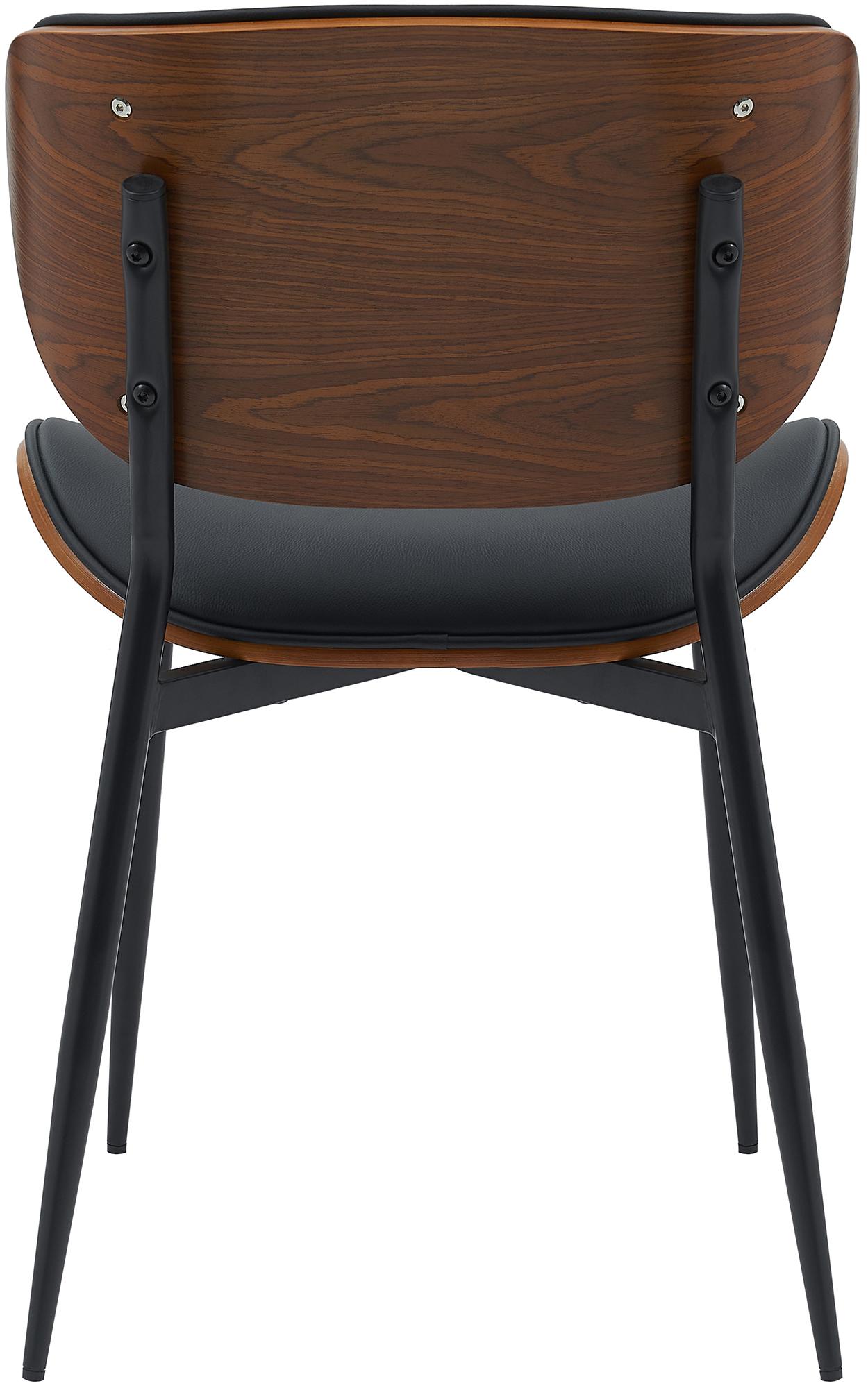 Set di 2 sedie Enid in kunstleder con struttura in metallo, design moderno e comfort ottimale per la tua sala da pranzo.