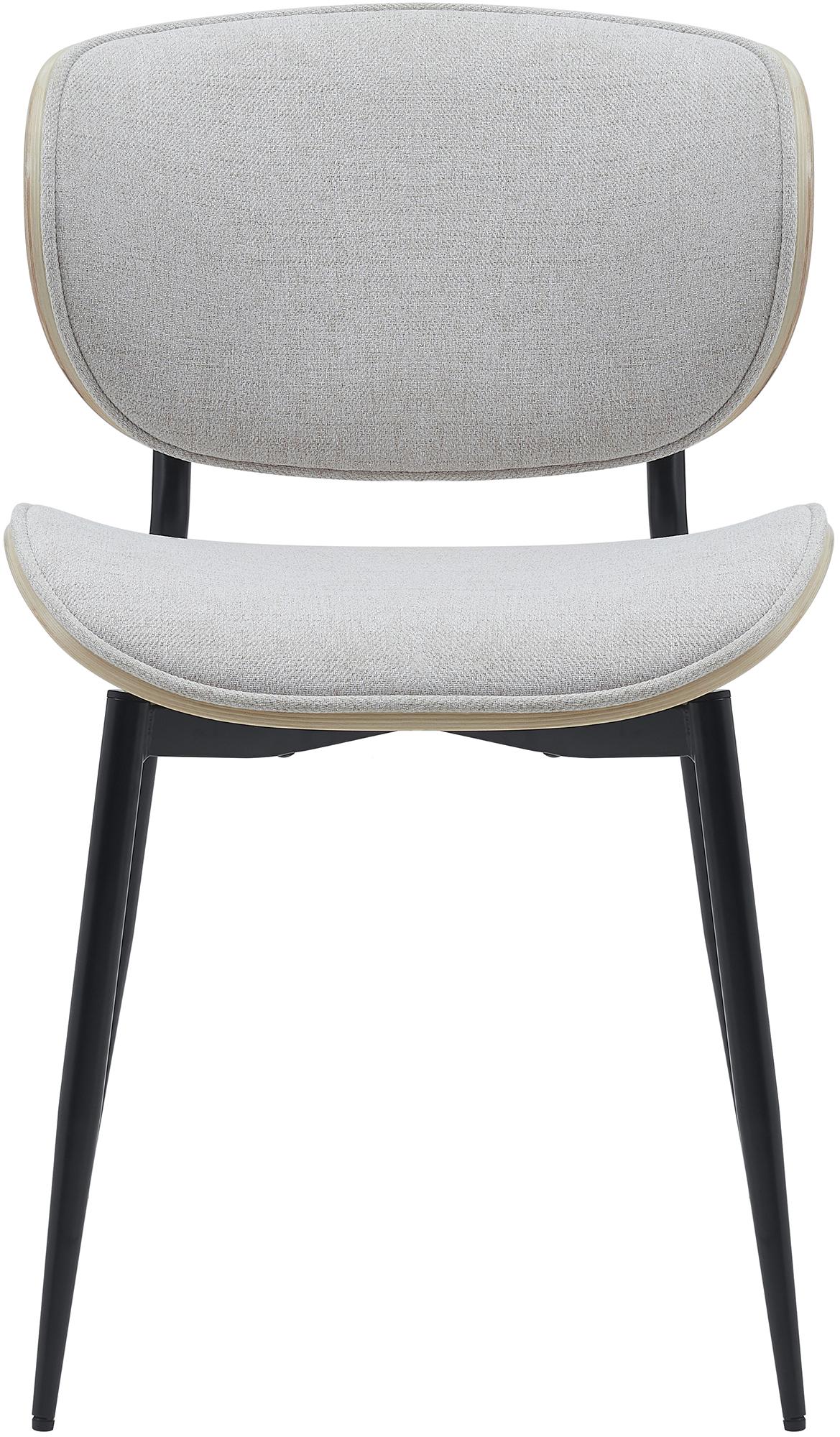 Set di 2 sedie Enid in tessuto natura e crema, design moderno e comfort elevato per il tuo soggiorno.