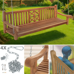 Schaukelbank Farm 220 cm - teak