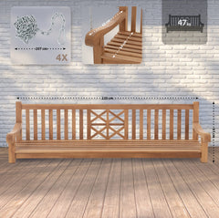 Schaukelbank Farm 220 cm - teak