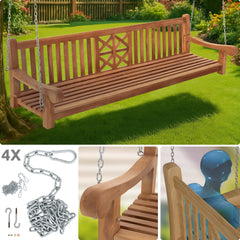 Schaukelbank Farm 240 cm - teak
