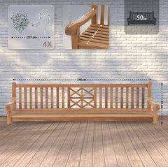 Schaukelbank Farm 240 cm - teak