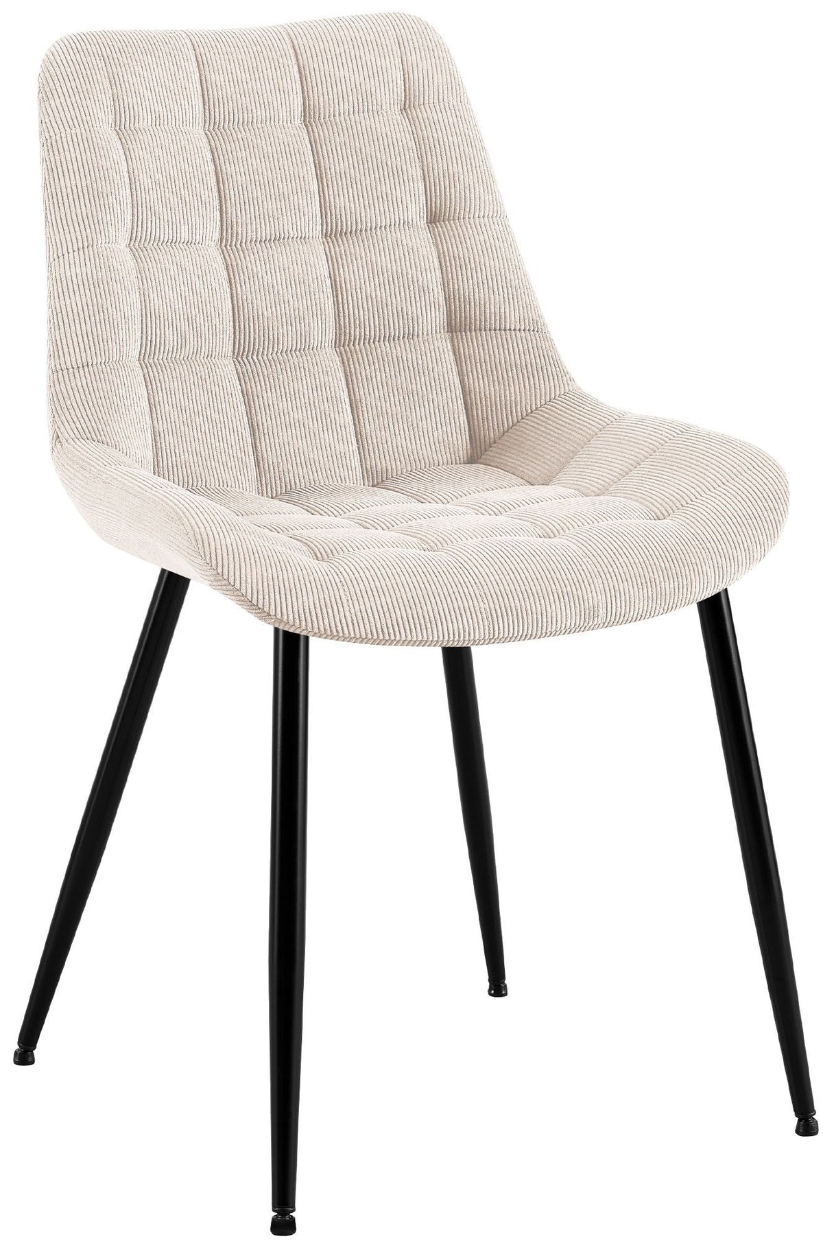Esszimmerstuhl Sardna Cord - creme