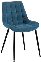 Esszimmerstuhl Sardna Cord - blau