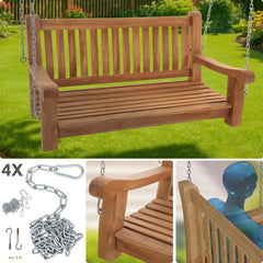 Schaukelbank Joyce 120 cm - teak