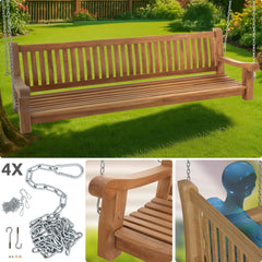 Schaukelbank Joyce 220 cm - teak