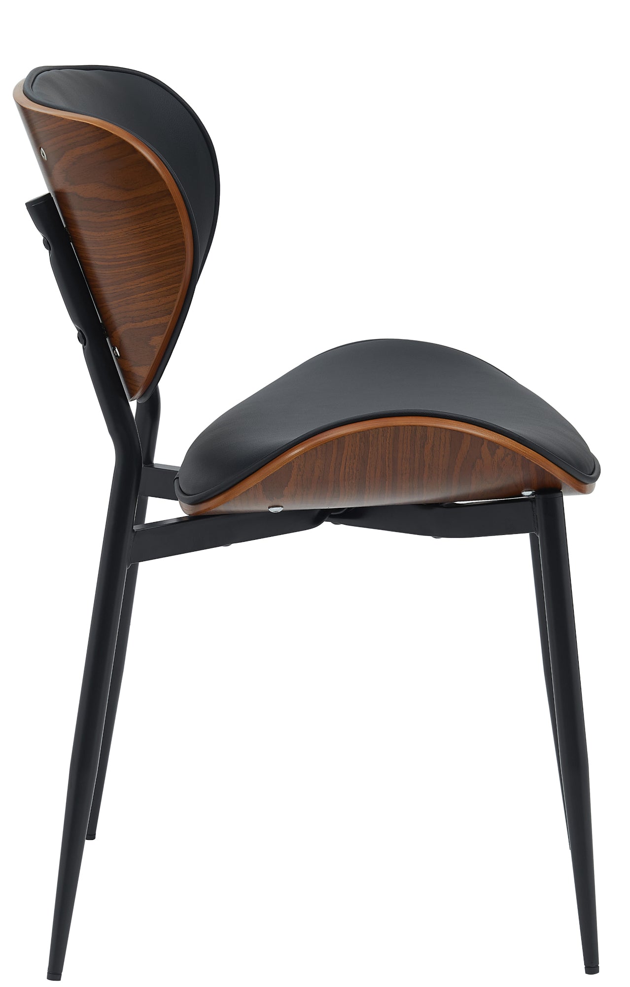 Set di 2 sedie Enid in kunstleder con struttura in metallo, design moderno e comfort ottimale per la tua sala da pranzo.