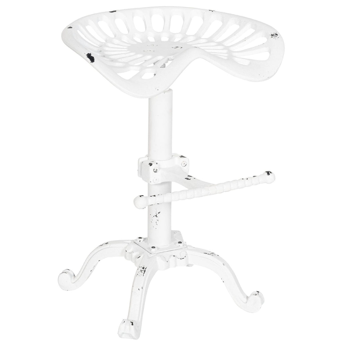 Barhocker Butch - antik weiß - InfinityMarket