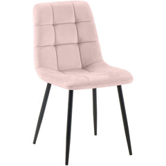 Esszimmerstuhl Tilde Samt - pink