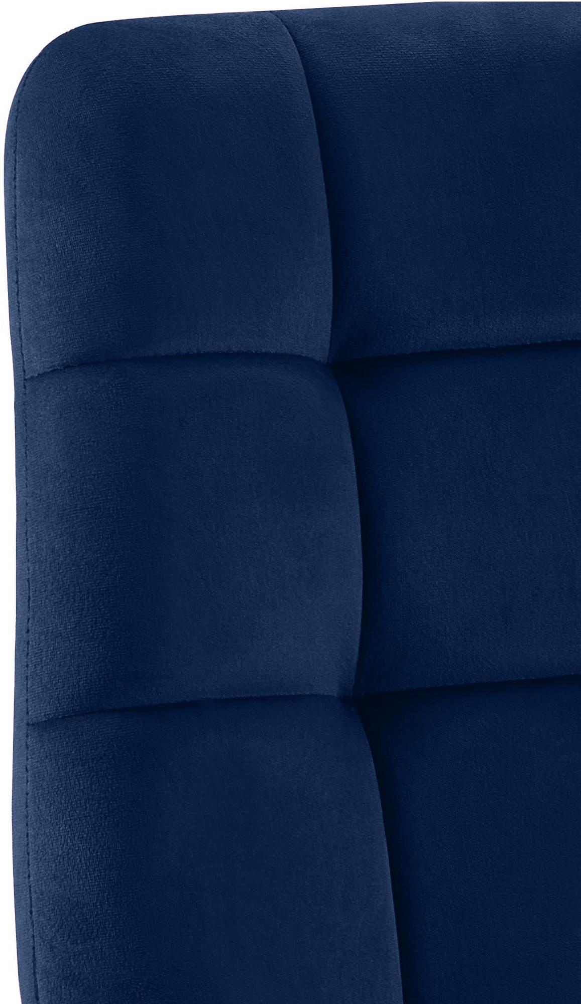 2er Set Esszimmerstuhl Tilde Samt - blau by Dropshipping-Europe – Esszimmerstühle