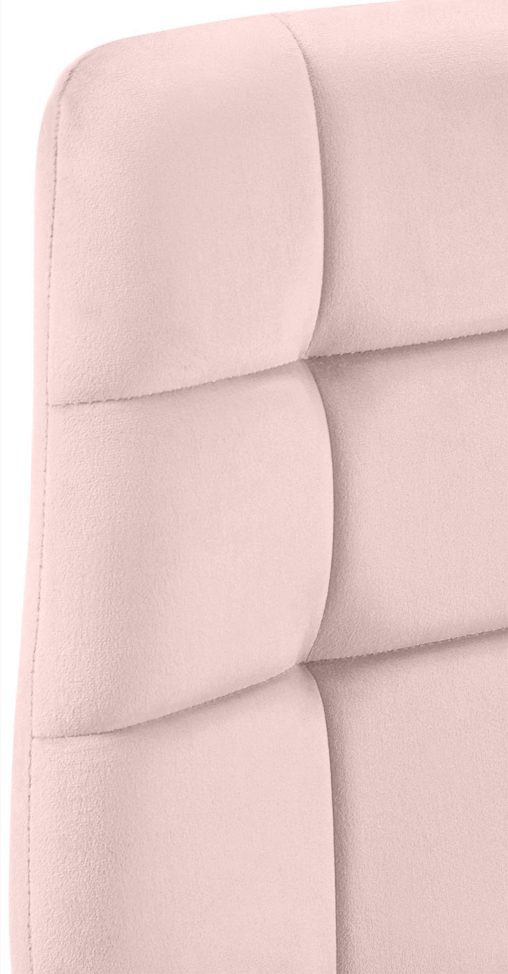 2er Set Esszimmerstuhl Tilde Samt - pink by Dropshipping-Europe – Esszimmerstühle