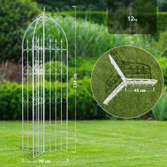 Rankgitter Flowton - antik wei�