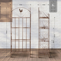 Standregal Mia - antik braun