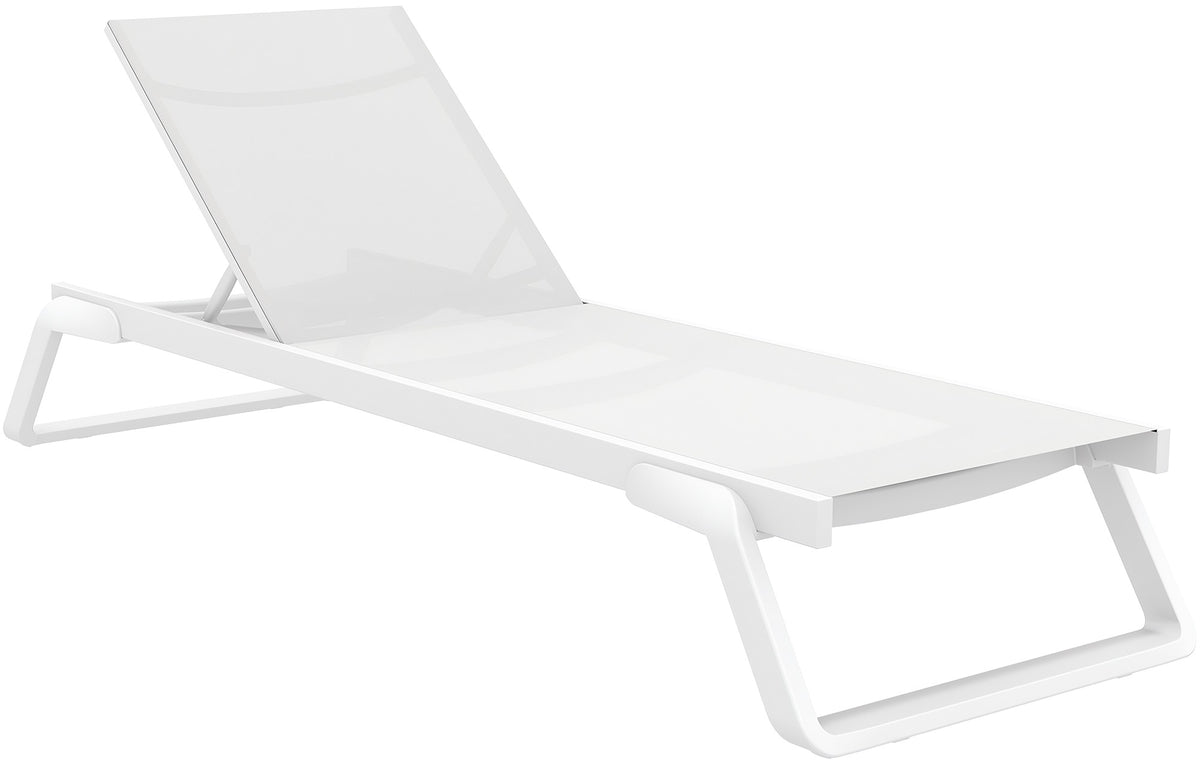 Sonnenliege Tropic - weiß