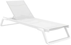 Sonnenliege Tropic - weiß