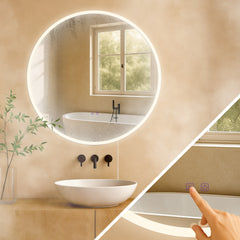 Badspiegel Laconia 80 ohne Bluetooth - klarglas