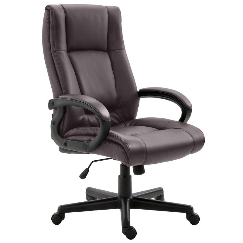 Bürostuhl XL Sparta Kunstleder - braun