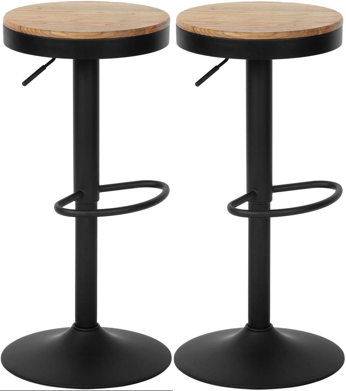 2er Set Barhocker Pitas - natura