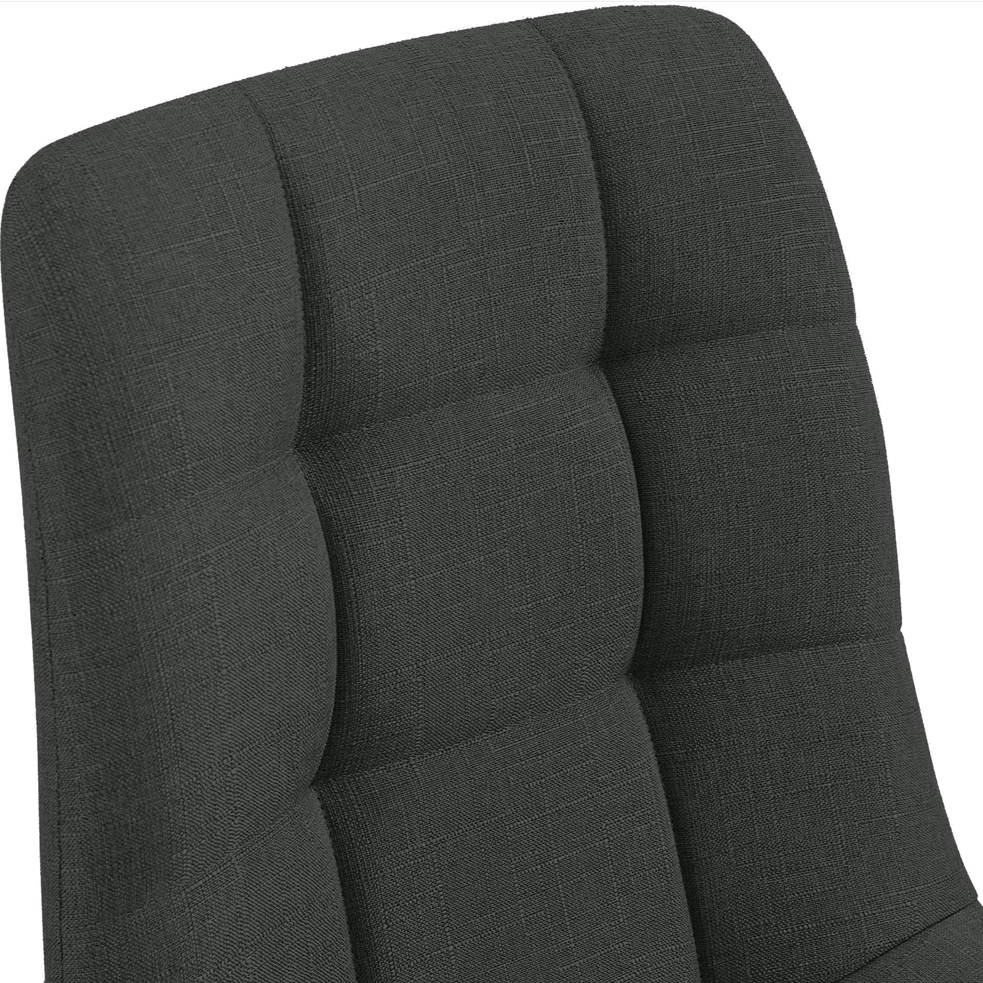 2er Set Esszimmerstuhl Tilde Stoff - dunkelgrau by Dropshipping-Europe – Esszimmerstühle