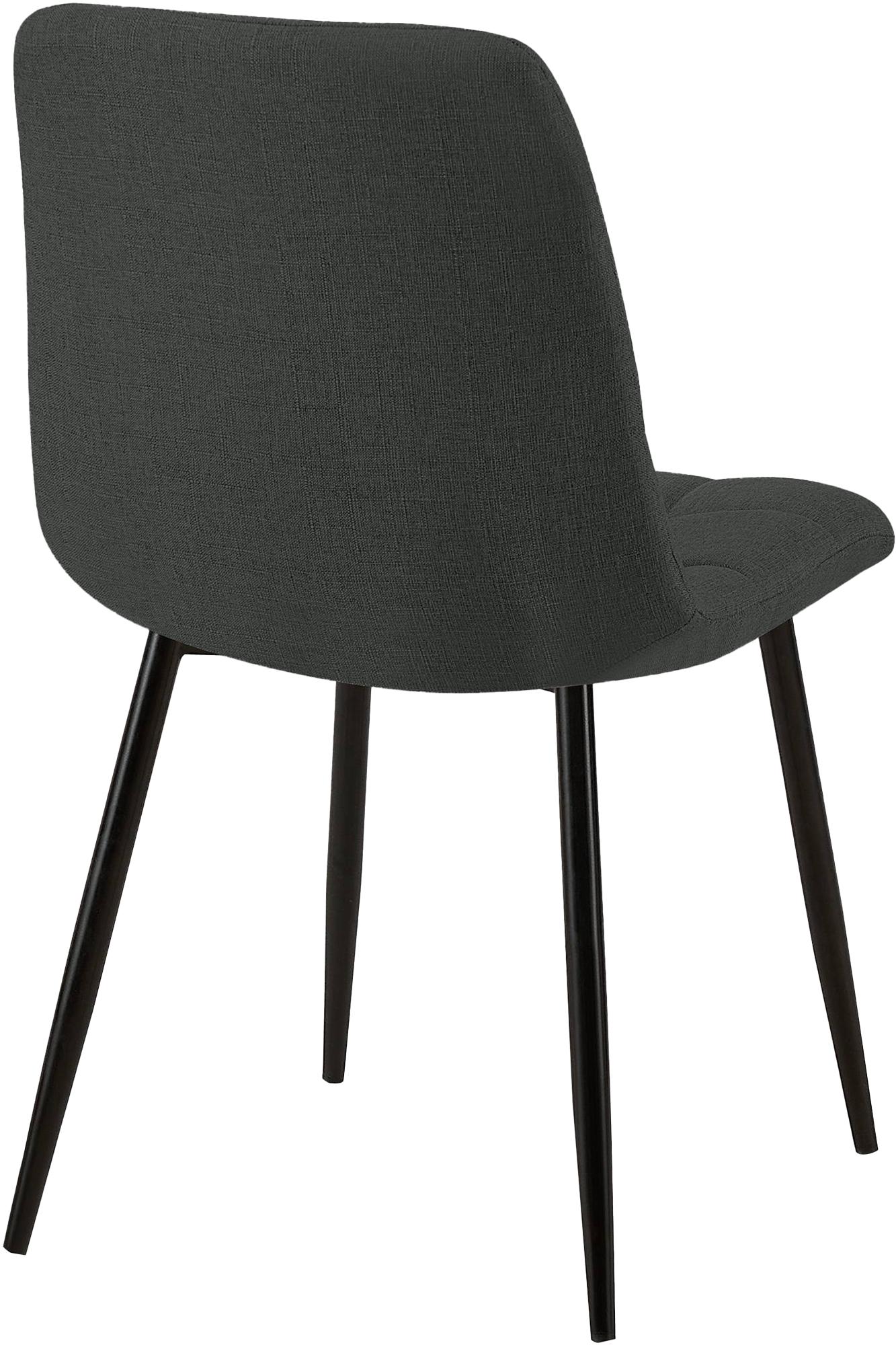 2er Set Esszimmerstuhl Tilde Stoff - dunkelgrau by Dropshipping-Europe – Esszimmerstühle