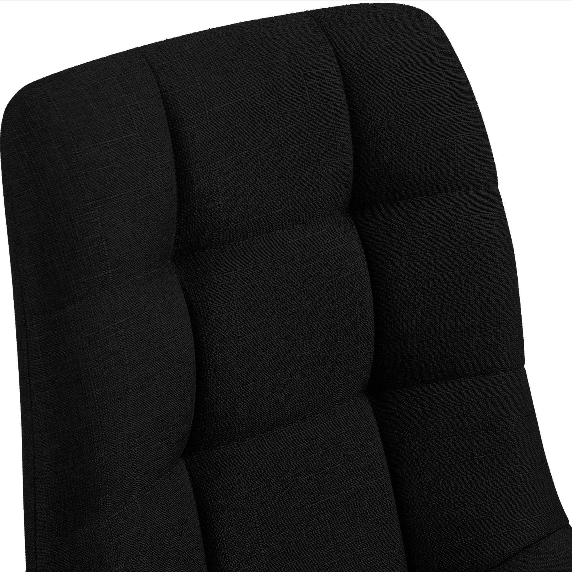 2er Set Esszimmerstuhl Tilde Stoff - schwarz by Dropshipping-Europe – Esszimmerstühle