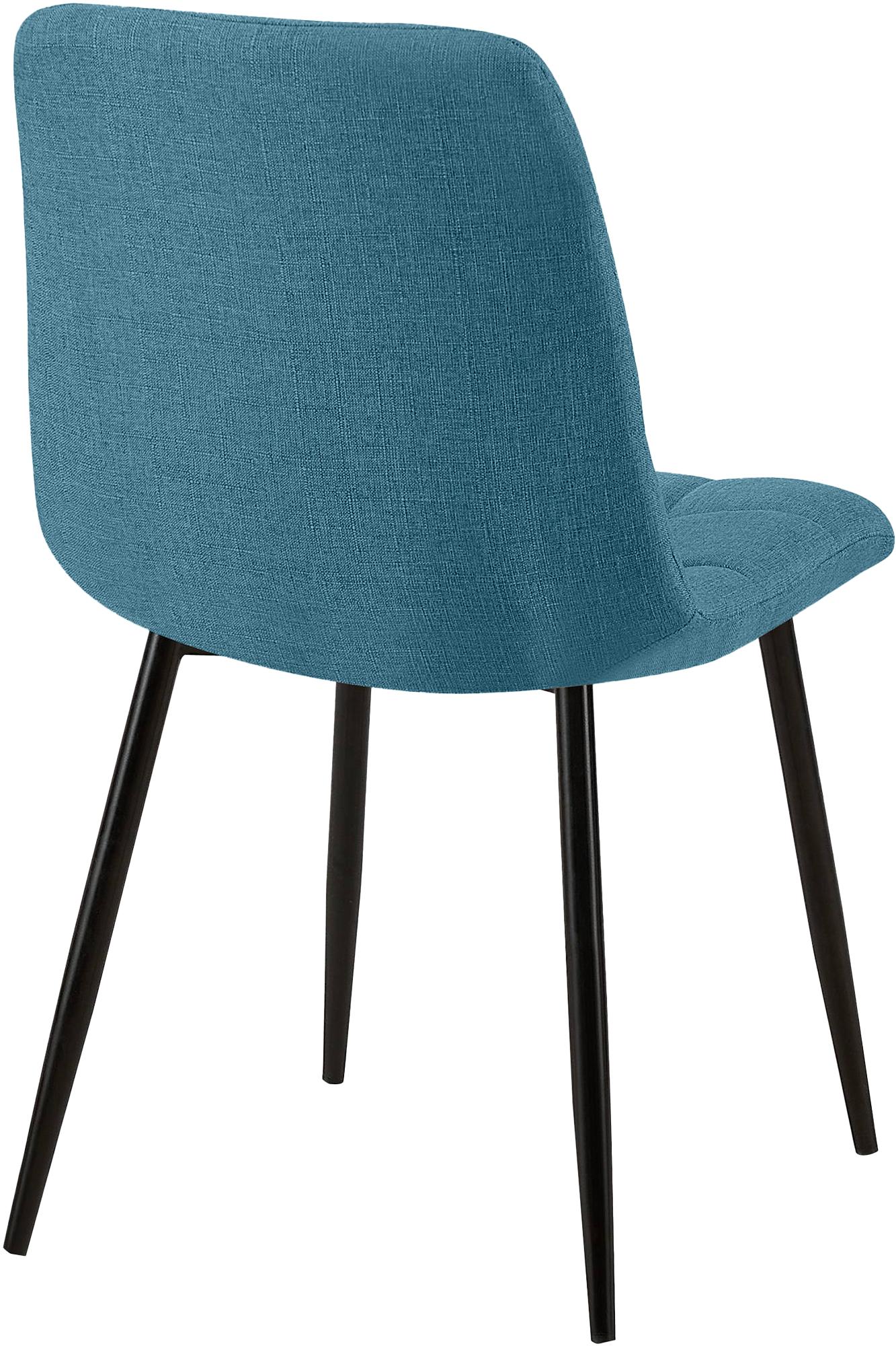 2er Set Esszimmerstuhl Tilde Stoff - blau by Dropshipping-Europe – Esszimmerstühle