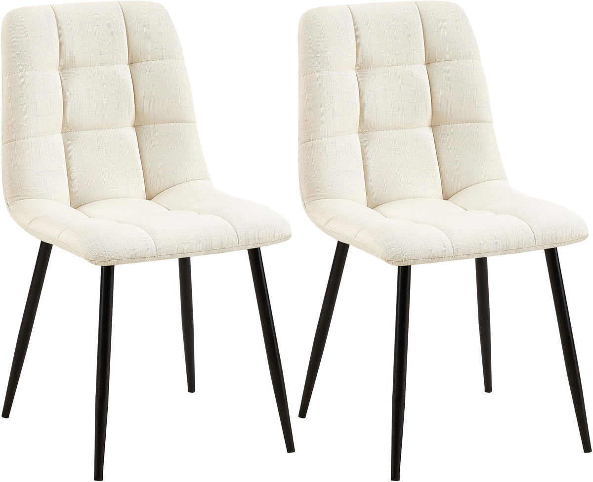 2er Set Esszimmerstuhl Tilde Stoff - creme by Dropshipping-Europe – Esszimmerstühle