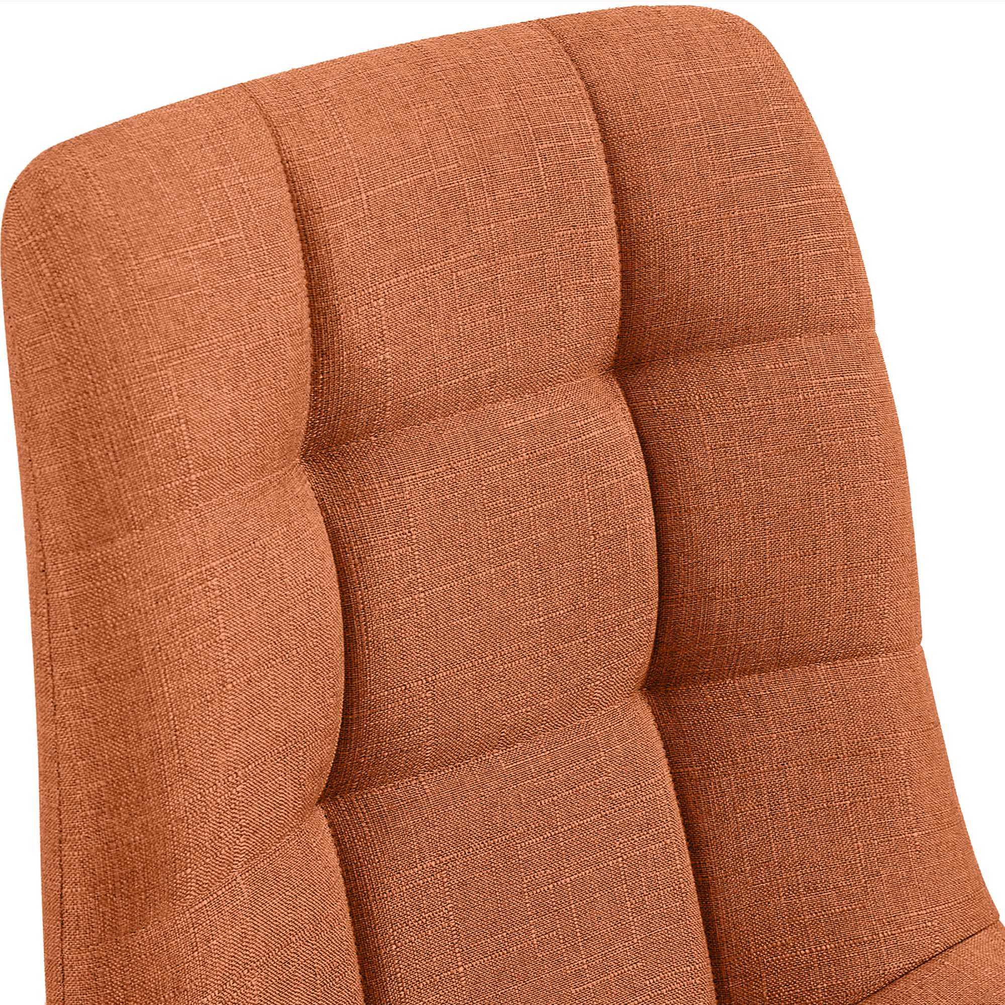 2er Set Esszimmerstuhl Tilde Stoff - orange by Dropshipping-Europe – Esszimmerstühle
