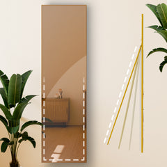 Spiegel Benicia 140x40 cm - gold glanz