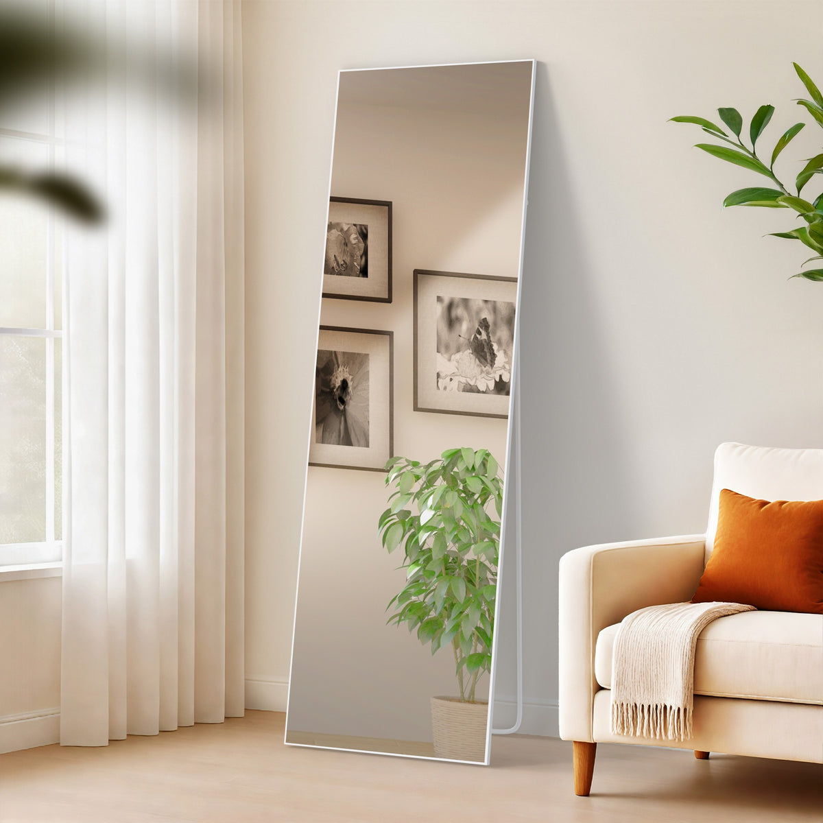 Spiegel Benicia 160x50 cm - wei� matt
